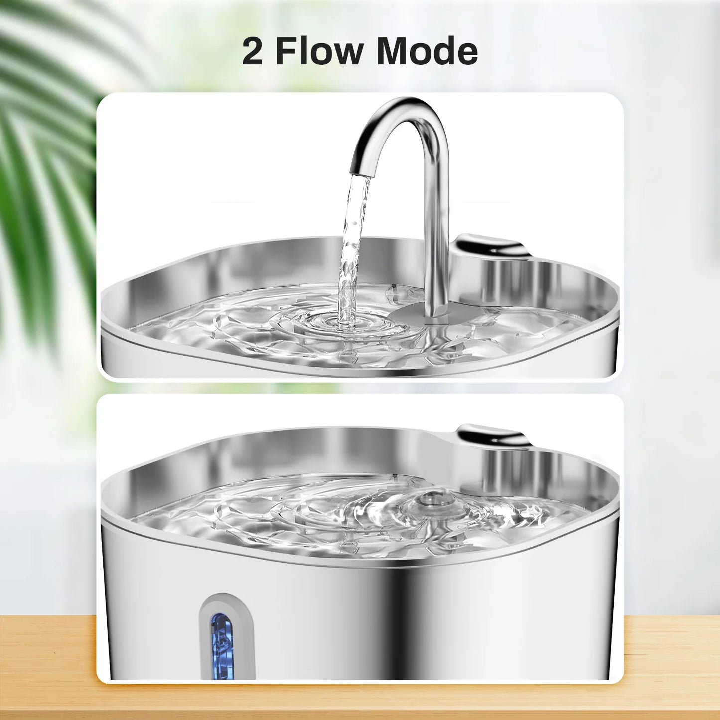 Premium Automatic Stainless Steel Pet Water Fountain 2.2L for Cats and Dogs